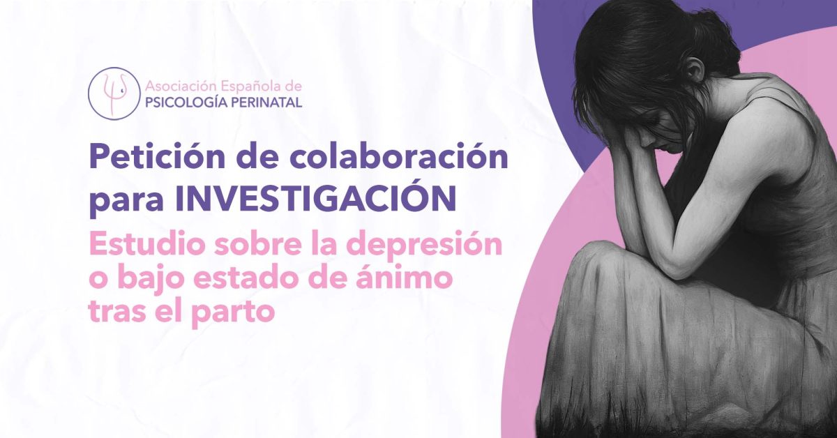 Estudio sobre la depresión o bajo estado de ánimo tras el parto